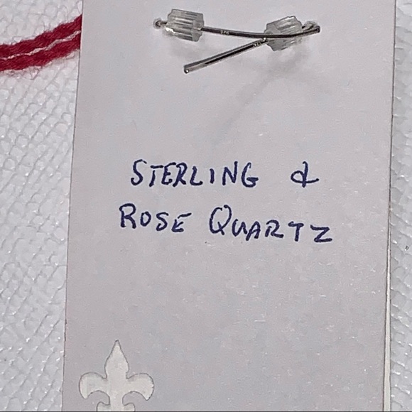 Handcrafted “Tropical Dreams” Pink Quartz Tourmaline & 925 Necklace & Earrings - Picture 13 of 14